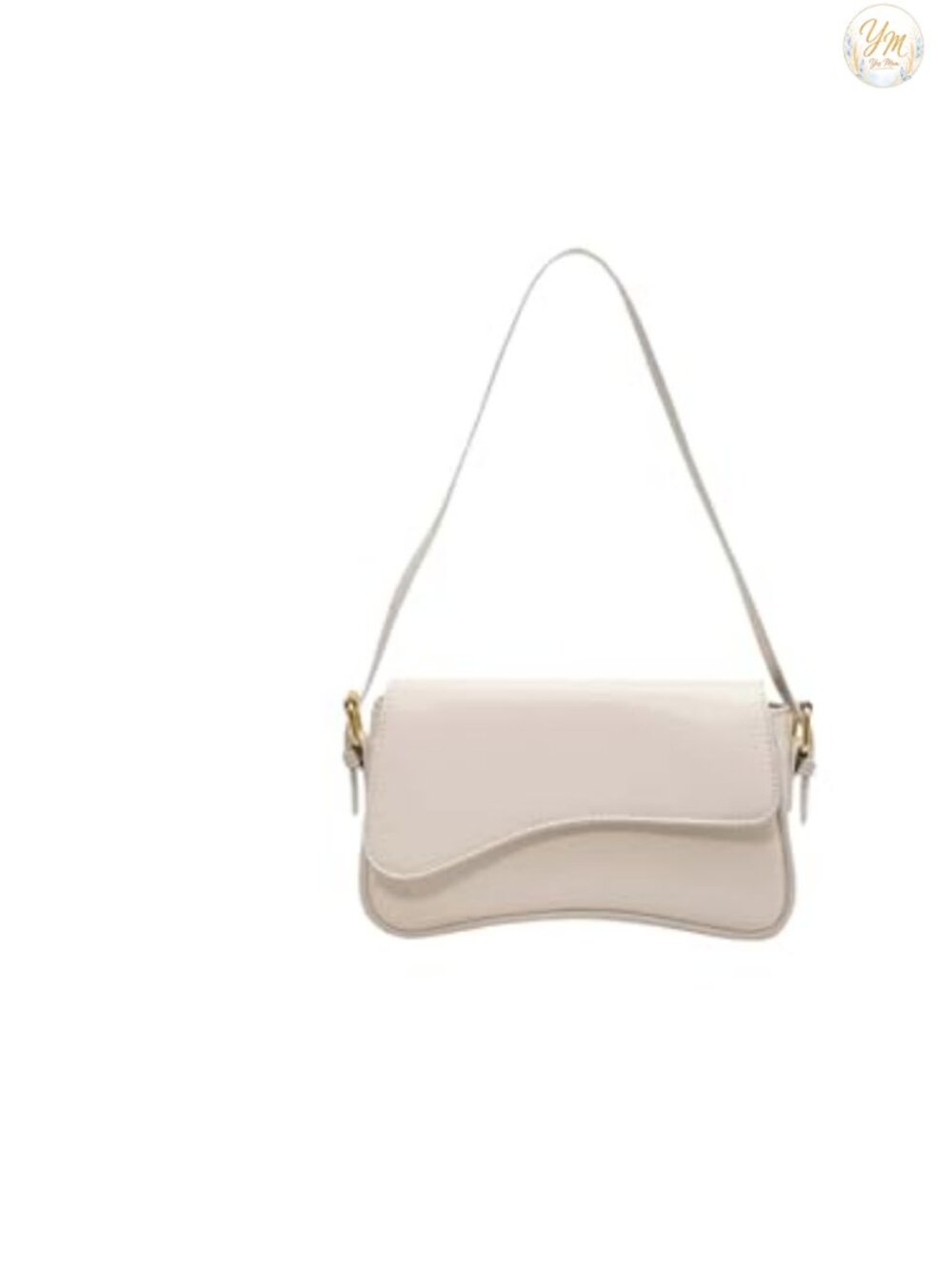 Faux Leather Shoulder Bag Clutch Crossbody Flap Underarm Purse